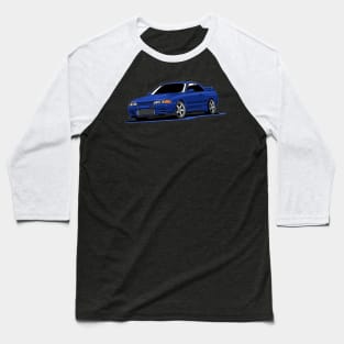 Skyline GT-R R32 (blue) Baseball T-Shirt